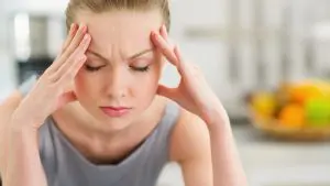 Stressed Woman who picked the wrong duct cleaning service